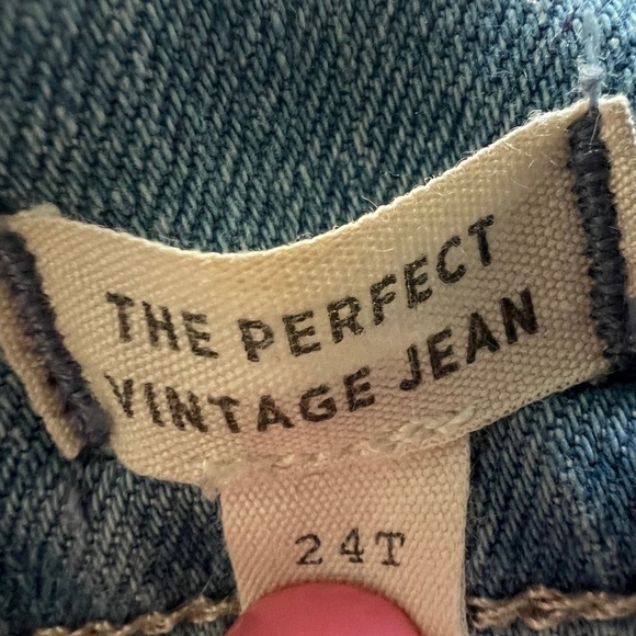 MADEWELL The Perfect Vintage Jean Raw Hem Size 24T - Picture 5 of 8